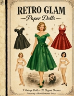 Vintage Paper Dolls: 1950s Fashion Collection: A Romantic Retro Dress-Up Book Featuring Bridal Gowns, and Classic Mid-Century Style B0GNRWBKSL Book Cover