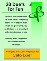 30 Cello Duets for Fun (popular classics volumes 1 and 2) - various levels (String solos, duets and ensembles) B0GRTLHW2H Book Cover