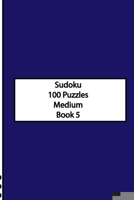 Sudoku-Medium-Book 5 B08SYW33YL Book Cover