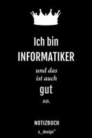 Notizbuch f�r Informatiker: Originelle Geschenk-Idee [120 Seiten kariertes blanko Papier] 1709832541 Book Cover