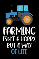 Farming Isn't a Hobby, But a Way of life: Lined Farming Notebook - Great Accessories & Gift Idea for Cow & Milk Farmer & Farm Lover 6x9 120 Pages Journal notebook. 1697472532 Book Cover
