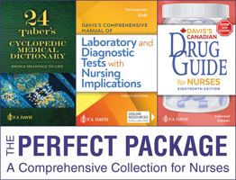 Perfect Package: Vallerand Canadian Drug Guide 18e & Van Leeuwen Comp Man Lab & Dx Tests 10e & Tabers Med Dict 24e 1719648956 Book Cover