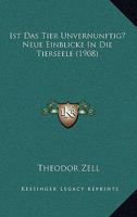 Ist Das Tier Unvernunftig? 1161213317 Book Cover