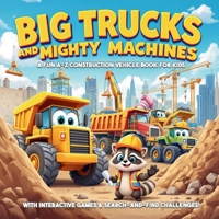 Big Trucks and Mighty Machines: A Fun A-Z Construction Vehicle Book for Kids (With Interactive Games & Search-and-Find Challenges!): With Fun ... Facts! (Magical Nature ABC Journeys) B0F18N3WVQ Book Cover