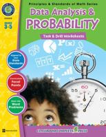 Data Analysis & Probability: Task & Drill Sheets, Grades 3-5 1553195434 Book Cover