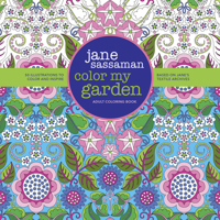 Color My Garden: 50 Illustrations to Color and Inspire Based on Jane's Textile Archives 098188606X Book Cover