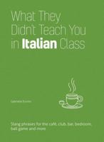What They Didn't Teach You in Italian Class: Slang Phrases for the Cafe, Club, Bar, Bedroom, Ball Game and More 1646043960 Book Cover