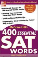 McGraw-Hill's 400 Essential SAT Words 0071434941 Book Cover