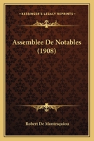 Assembl�e De Notables 1168114799 Book Cover