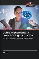 Come implementare Lean Six Sigma in Cina: Un caso di studio su tre aziende manifatturiere 6206116344 Book Cover