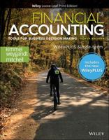 Financial Accounting: Tools for Business Decision Making, WileyPLUS Card and Loose-leaf Set Single Term 1119825350 Book Cover