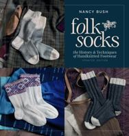 Folk Socks: The History & Techniques of Handknitted Footwear 0934026971 Book Cover