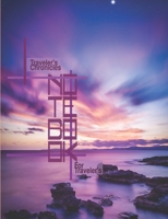 Traveler's Chronicles: Notebook For Travelers/Tourists/Vacationers/Adventurers-Lined/Ruled-With-Margin-Softback-Large-Sized(7.44inx9.69in)-118-Pages-Black & White Interior-Lavender-Purple-Colored-Cove 1704218985 Book Cover