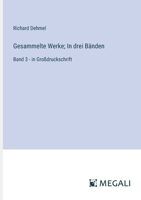 Gesammelte Werke; In drei Bänden: Band 3 - in Großdruckschrift (German Edition) 3563253862 Book Cover