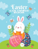 Easter Coloring Book: Fun Easter Coloring Book for Kids | Easter baskets | easter egg hunt bunnies chicks B09TJ6B7G4 Book Cover