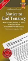 Notice to End Tenancy: How to use a Section 21 Notice to Terminate an Assured Shorthold Tenancy 191371411X Book Cover