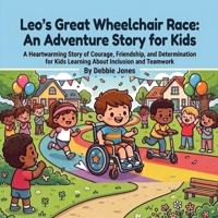 Leo's Great Wheelchair Race: An Adventure Story for Kids: A Heartwarming Story of Courage, Friendship, and Determination for Kids Learning About Inclusion and Teamwork B0H2SCZWBP Book Cover