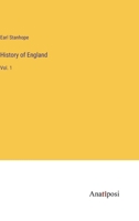 History of England: Vol. 1 3382128233 Book Cover