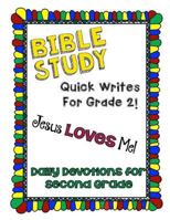 Bible Study for Kids: Daily Devotions for Second Grade 1543136184 Book Cover