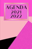 AGENDA 2021/2022: PLANNER-ORGANISATEUR-SEMAINIER. AOÛT 2021 à AOÛT 2022. 135 PAGES, FORMAT 6/9. B095NM21KK Book Cover