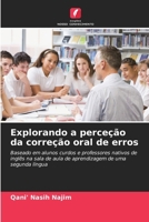 Explorando a perceção da correção oral de erros (Portuguese Edition) 6208101484 Book Cover