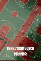 Basketball Coach Planner: Undated Playbook - Orange Court 169167981X Book Cover