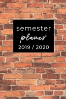 Semester Planer 2019 / 2020: A5 Coole Geschenkidee PLANER zum Studium | Notizbuch für Studenten | Studienbeginn | Erstes Semester | Pruefung | Geburtstag | Terminkalender (German Edition) 1692774549 Book Cover