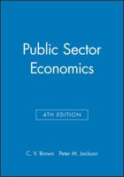 Public Sector Economics 0631162089 Book Cover