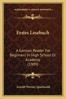 Erstes Lesebuch... 1278952497 Book Cover