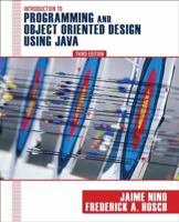 An Introduction to Programming and Object Oriented Design Using Java 0471354899 Book Cover