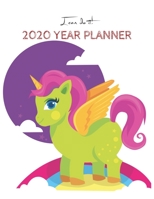 I Can Do It 2020 Year Planner: Unicorn Is Real Dream Come True Unicorn Kawaii Unicorn Monthly and Yearly Planner Blank Lined Themed Year Planner ... 110 Pages for Learning Professional Business 1674644248 Book Cover