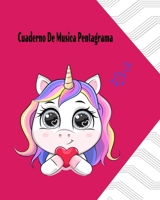Cuaderno De Musica Pentagrama: Cuaderno de pentagramas, libreta de musica, 12 pentagramas por pagina, 60 p�ginas, Tama�o 20,32 x 25,4 cm. B084DFZ5JW Book Cover