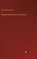 Personal Recollections of the Drama 3385202973 Book Cover