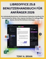 LIBREOFFICE 25.8 BENUTZERHANDBUCH FÜR ANFÄNGER 2026: EIN VOLLSTÄNDIG ILLUSTRIERTES, SCHRITTWEISES PRAKTISCHES HANDBUCH FÜR DIE NUTZUNG VON WRITER, ... AUF DIE SOFTWARE UMSTEIGEN (German Edition) B0GL3FNT2D Book Cover