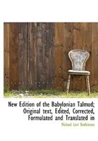 New Edition of the Babylonian Talmud; Volume 8 1166977129 Book Cover