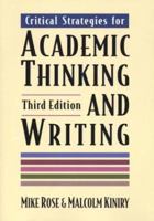 Critical Strategies for Academic Thinking and Writing 031211561X Book Cover