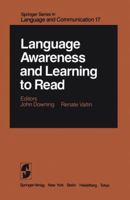 Language Awareness and Learning to Read 1461382505 Book Cover