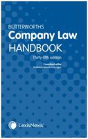 Butterworths Company Law Handbook 147431788X Book Cover