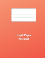 Graph Paper Notepad: 5x5 Grid Size Sheets - 8.5 x 11 Red 1691356484 Book Cover