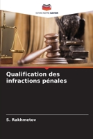 Qualification des infractions pénales 6205390744 Book Cover