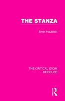 The Stanza (Critical Idiom) 0416846009 Book Cover