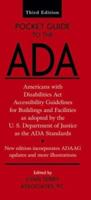 Pocket Guide to the ADA: Americans with Disabilities Act Accessibility Guidelines for Buildings and Facilities 0471303674 Book Cover