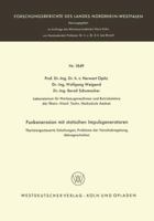 Funkenerosion Mit Statischen Impulsgeneratoren 3663063186 Book Cover