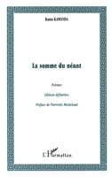 La Somme Du Neant: Poemes 2738475787 Book Cover