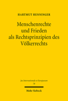 Menschenrechte Und Frieden ALS Rechtsprinzipien Des Volkerrechts 3161524489 Book Cover