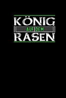 K�nig Auf Dem Rasen: Tennis Notizbuch a5 - Tennisspieler Geschenke Notizheft Tennistrainer 171193156X Book Cover