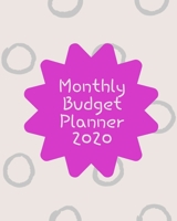 Monthly Budget Planner 2020: Income & Expenses Tracker 170797585X Book Cover