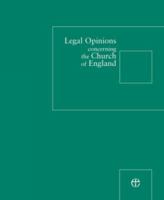 Legal Opinions Concerning the Church of England 0715137565 Book Cover
