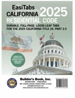 2025 California Residential Code, Title 24 Part 2.5 Loose-Leaf EasiTabs 1622707486 Book Cover