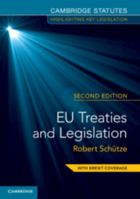 Eu Treaties and Legislation 1108456596 Book Cover